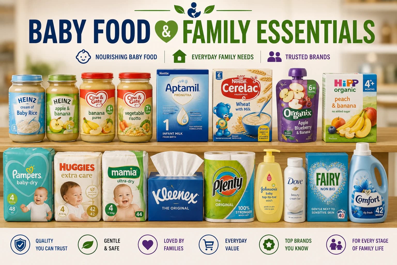 Baby Foods & Family Essentials category artwork