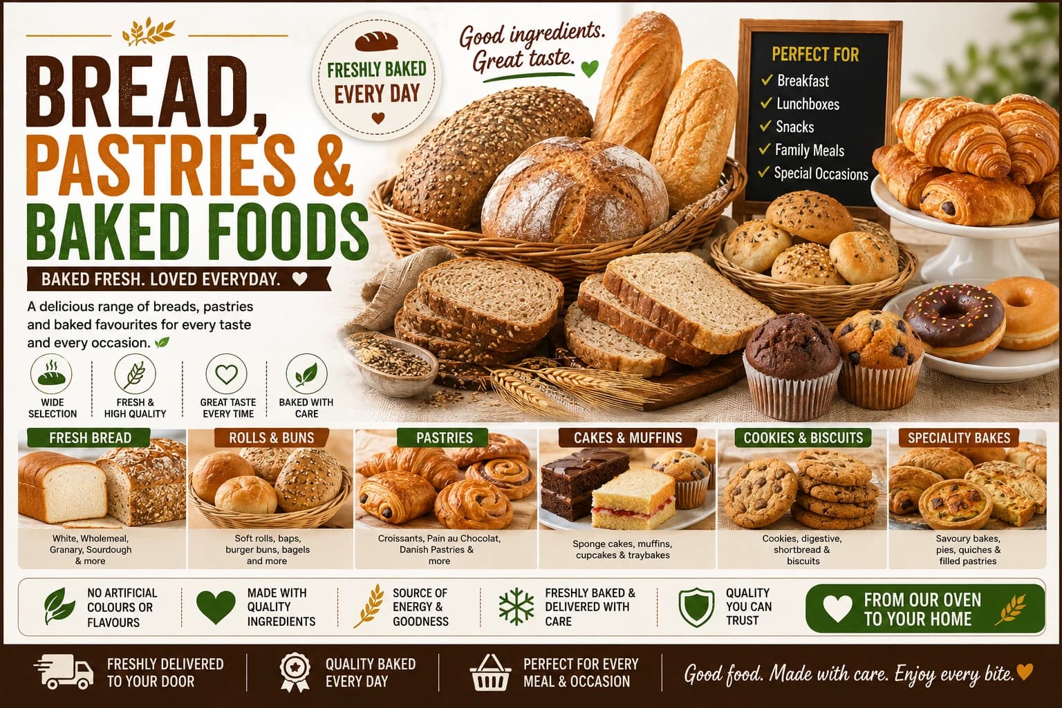 Bread, Pastries & Baked Goods category artwork
