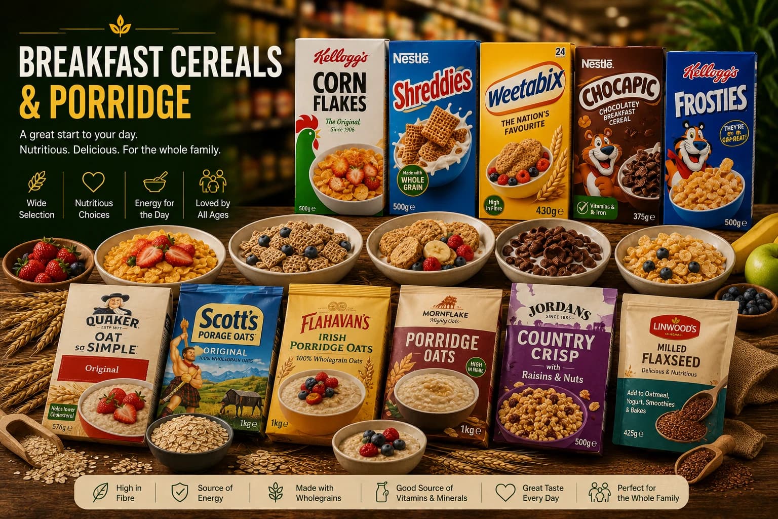 Breakfast Cereals & Porridge category artwork